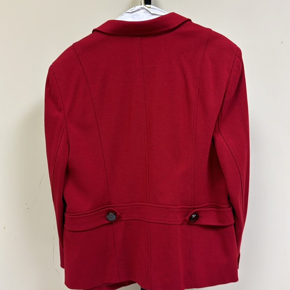 Plus size Talbots red blazer - Picture 6 of 10